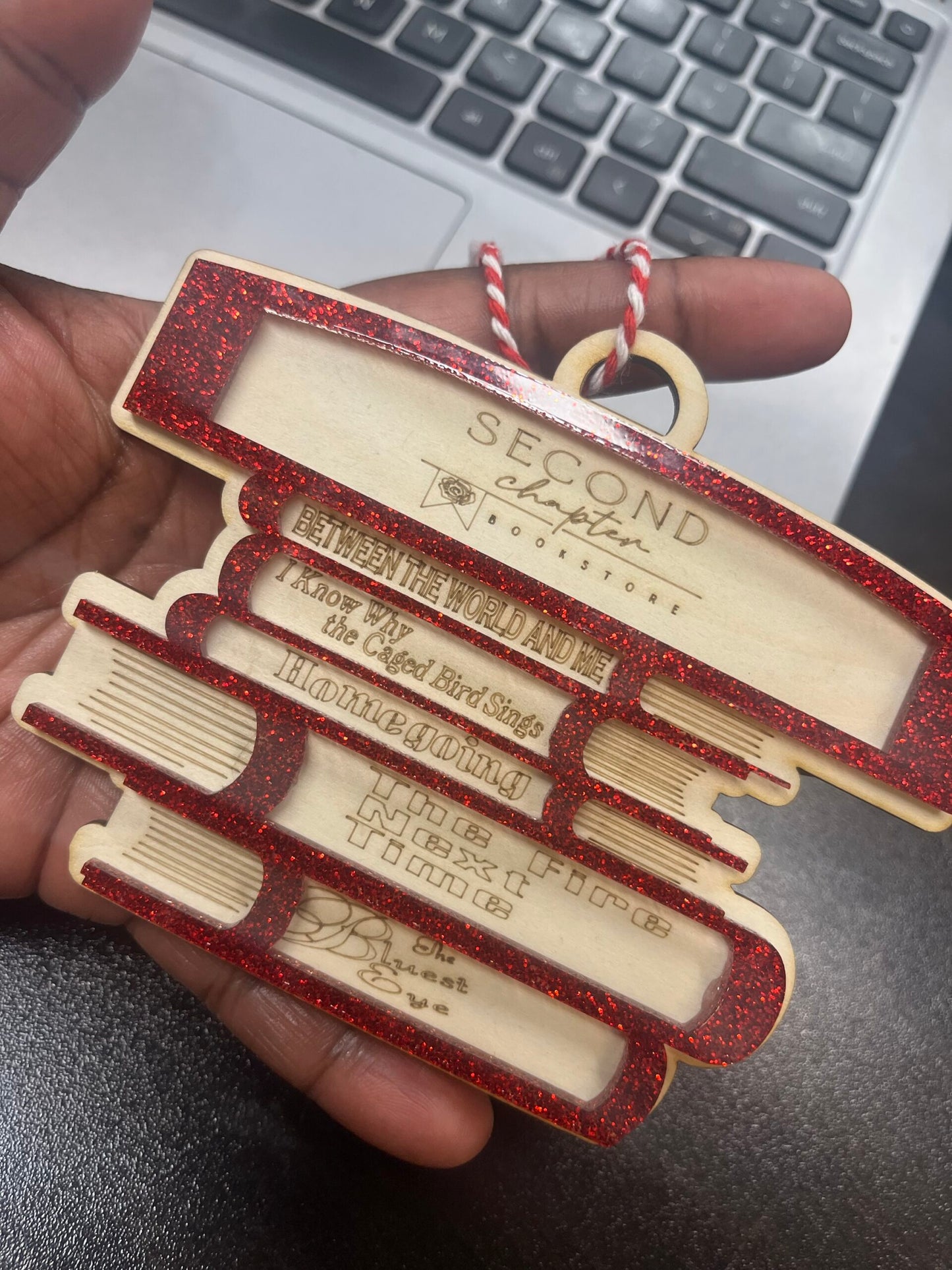 SCB Black Authors Christmas Ornament