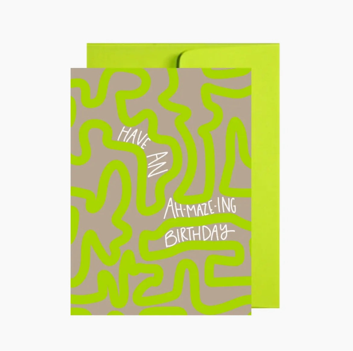 Greeting Card - Hope Your Birthday is Ah-Maze-ing
