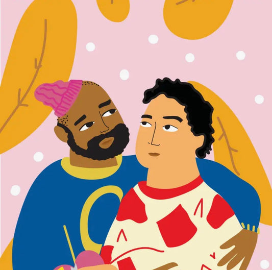 Greeting Card - His Love & Hugs Anniversary Card