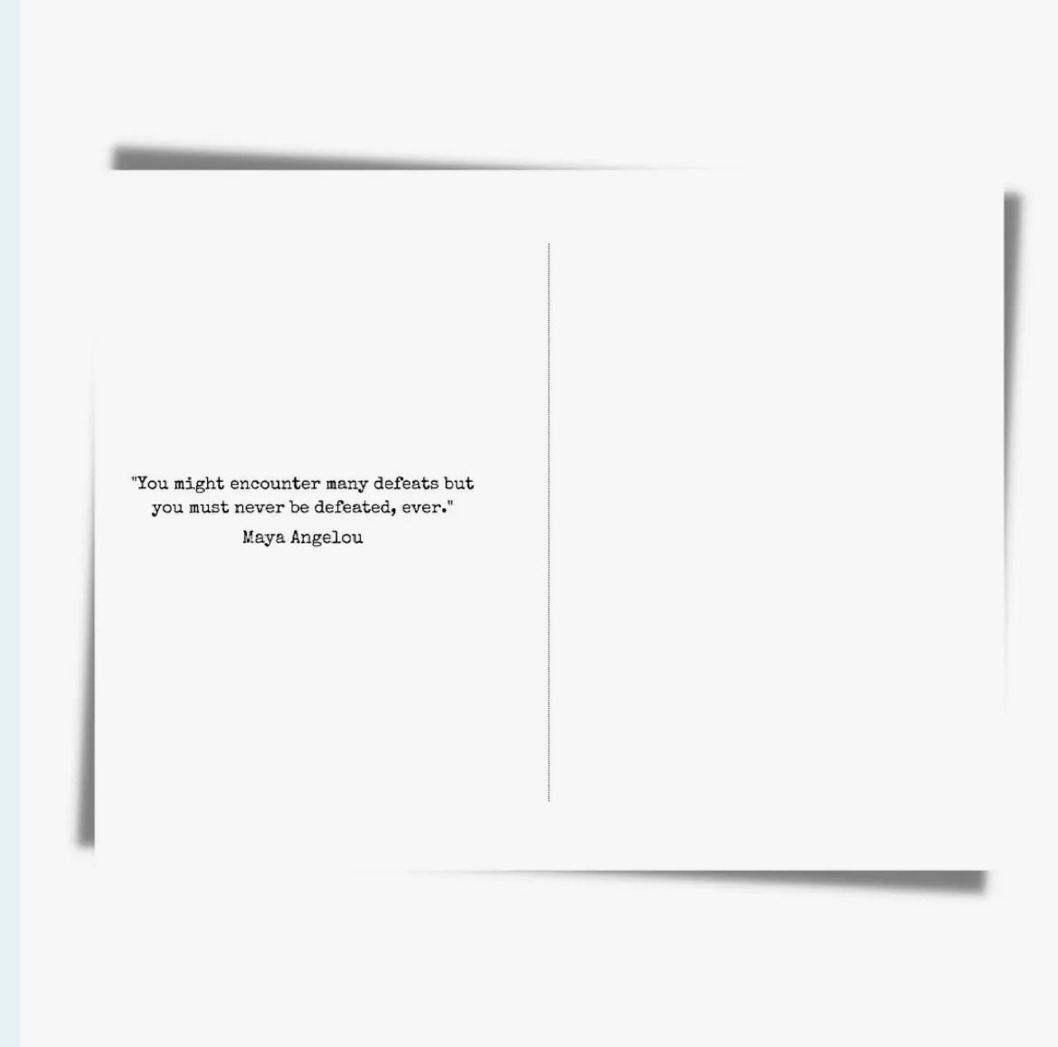 Greeting Card - Iconic Black Writers - Maya Angelou