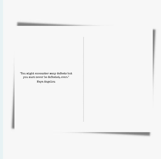 Greeting Card - Iconic Black Writers - Maya Angelou