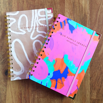 Recipe Book Keepsake - Vibrant Colorway