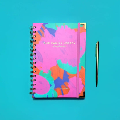 Recipe Book Keepsake - Vibrant Colorway
