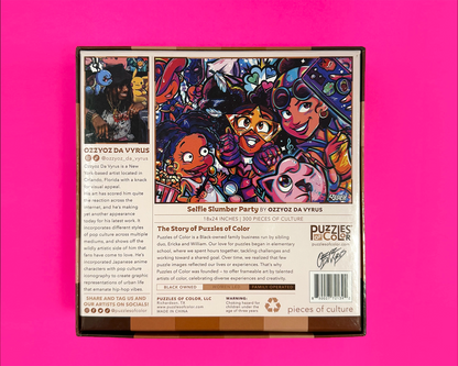 Puzzle - "Selfie Slumber Party" By Ozzyoz Da Vyrus