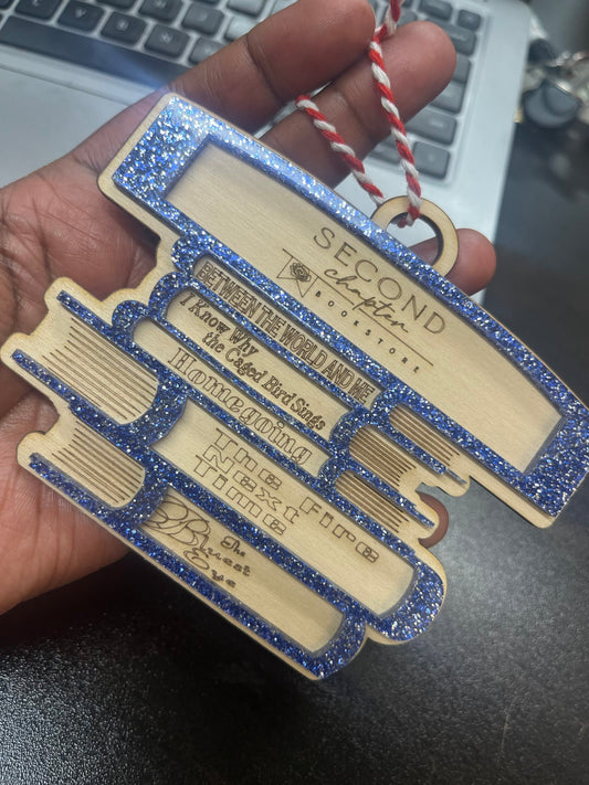 SCB Black Authors Christmas Ornament