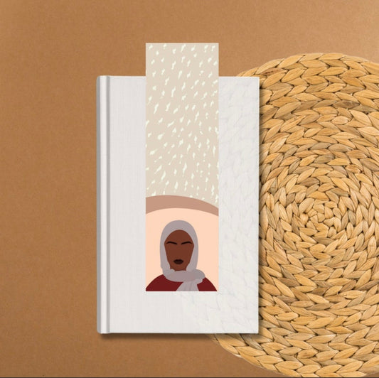 Bookmark - Laminated Abstract Muslim Woman Bookmark