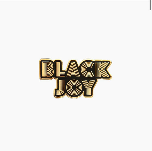 Enamel pin - Black Joy